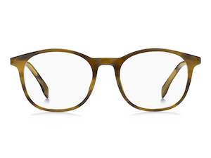 Hugo Boss Eyewear: Boss 1437 Gold Brown Horn / Clear
