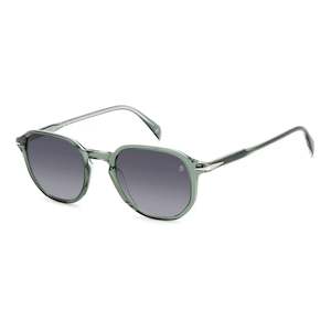 David Beckham Eyewear: David Beckham Db 1140/s B59 9o 50 Green Crystal Dark Grey Shaded
