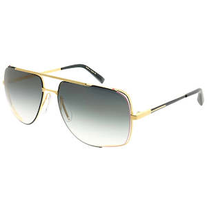 Dita Midnight Special DRX-2010 L Yellow Gold Black Sunglasses Gold Flash AR Lens
