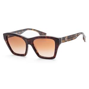 Burberry: Burberry Arden Women's Dark Havana Square Sunglasses - BE4391-300213-54