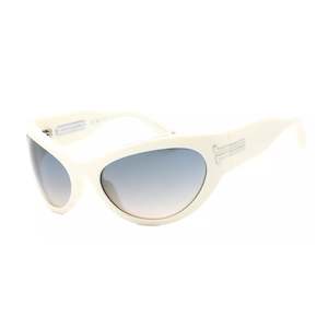 Marc Jacobs: Marc Jacobs Women's Ivory Oval Cat Eye Sunglasses w/ Gradient Lenses MJ0SZJ-PR