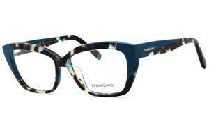 SALVATORE FERRAGAMO SF2938N 414 Eyeglasses Blue Tortoise Frame 53mm