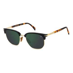 Optical Frames: David Beckham Db 1176/g/s Xwy Mt 54 Black Havana Gold Green Mirror