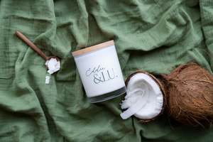 Candles: Sandalwood & Cedar Coconut Wax Candle