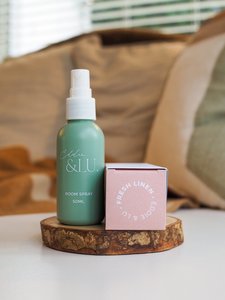 Products: Fresh Linen Fragrant Room Spray - Eddie & Lu