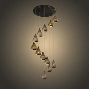 General: HL107-12P 800mm Emmet pendant light