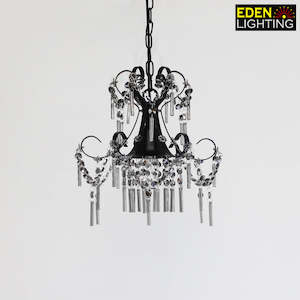 Antique Chandeliers: Chandelier Crystals  Black 9220