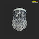 Chandelier Crystal Chrome 23177