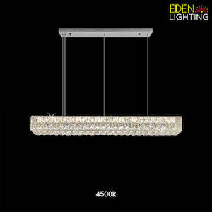 Crystal Chandeliers: Pendant Light  Color Change Chrome Modern  088