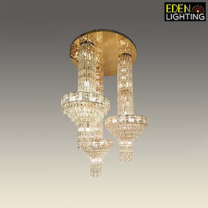 Crystal Chandeliers: Chandelier Gold Modern  9003-1m