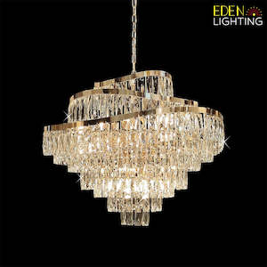 Crystal Chandeliers: Chandelier Gold Modern 8309-800mm