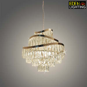 Crystal Chandeliers: Chandelier Gold Modern 8309-500mm