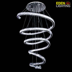 Contemporary Chandeliers: Chandelier Chrome Modern 8514-800mm