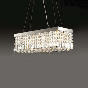 Contemporary Chandeliers: Modern Chandelier Chrome 3400 700mm