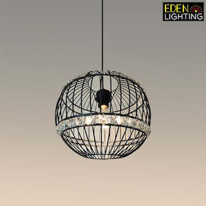 Lamp Shades: Pendant light shade Black 2301
