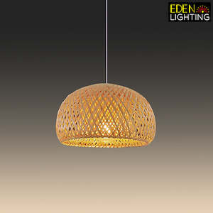 Lamp Shades: Pendant light shade Natural Wooden 9034-300mm-na