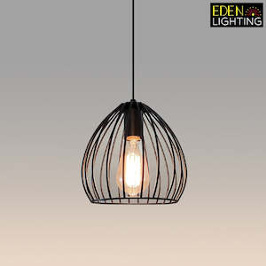 Iron Pendant Lights: Pendant light Iron Black HY14