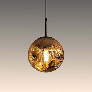 Glass Pendant Lights: Smoke glass Pendant light  Black sun18-800mm (TOU)