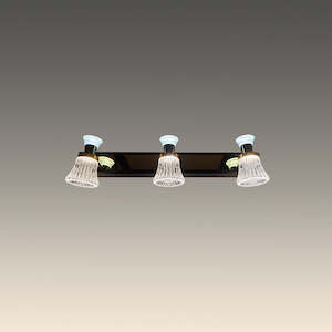 Pendant Light Smoke glass Black Plate 300 with 7279