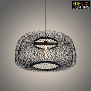 Pendant light shade Black Bamboo 8200-800mm