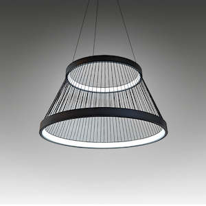 Wood Pendant Lights: Natural wooden Lamp shade Single 8040-450mm