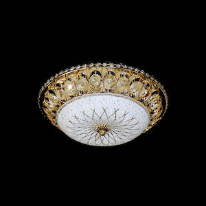 Antique Wall Lights: Amber glass Wall Light 978-1