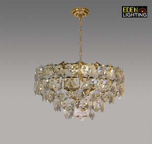Kitchen Bar Light: Modern Chandelier Gold 6006-600mm