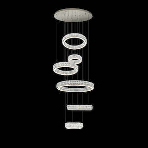 LED Pendant light Color change Black 9880/1800mm