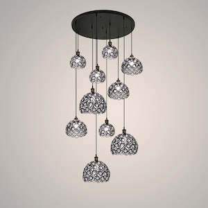Long Pendant: Pendant Light LED White 8775