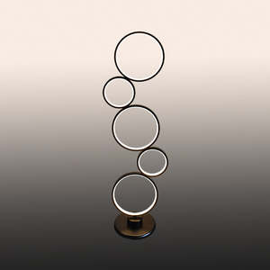 Pendant light Crystals Black 9265-800mm