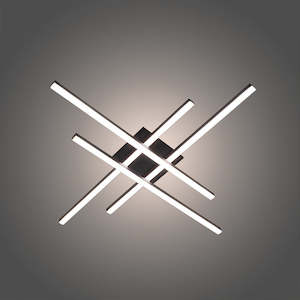 Led Ceiling Lights: Ceiling light LED Black 80027-4