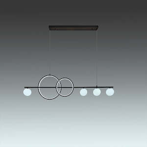 LED Pendant light Black 9346