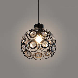 Pendant Light Shade Black X6-180mm