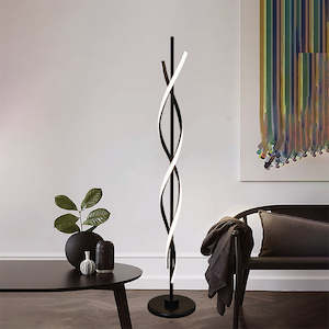 Floor Lamps: Floor lamp LED Black 10014