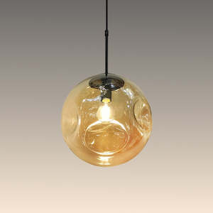 Glass Pendant light Amber 1782-300 mm