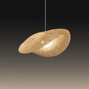 Pendant Lights Wood: Natural Wooden Pendant light shade 8050-800mm