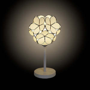 Table Lamps: Table Lamp White 8016wh with 3215wh