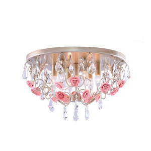 Ceiling light Crystal Brass color AT1390/6+1
