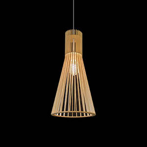 Pendant Lights More: Natural wood Pendant light wood04 la
