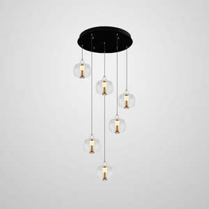 LED Pendant light 635-5+1