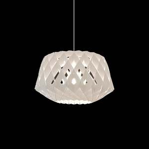 Pendant Light White Wooden Wood02-400mm