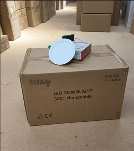 40 of LED downlight DL113 12W Tri-colours Cutout 120mm