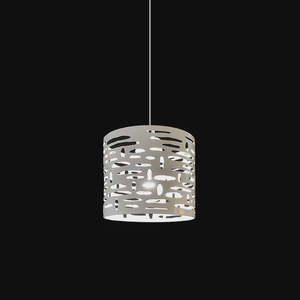 Pendant Lights Iron: Pendant light White B6-200mm
