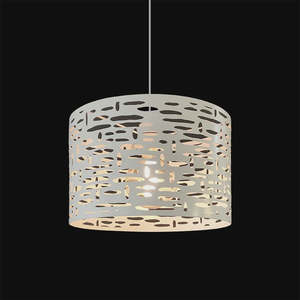 Pendant Lights Iron: Pendant light White B6-380mm