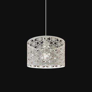 Pendant Lights Iron: Pendant light White B3-350mm