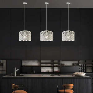 Pendant Lights Iron: Pendant light White B3-300mm