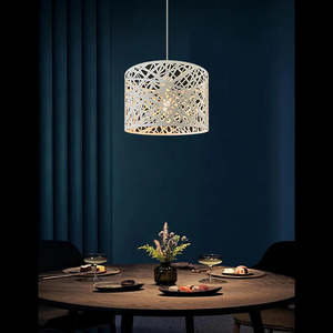 Pendant Lights Iron: Pendant light White B2-350mm