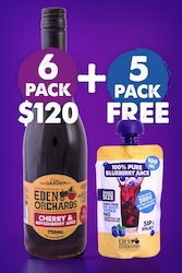 100ml Blueberry Launch: 6 x 750ml Cherry & Boysenberry + 100ml Freebies
