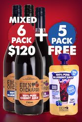 6 x 750ml MIXED PACK + 100ml Freebies. Choose from: Cherry & Blueberry (CB), Pur&hellip;