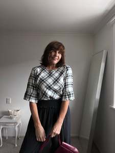 Latest Collection: MAX linen top RRP$129 (10-12)